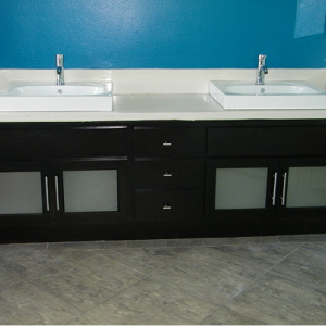 A bath remodel we did in Diamond Bar