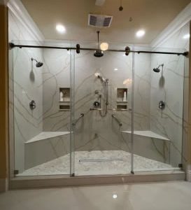 A bathroom remodel we did in Rancho Cucamonga.
