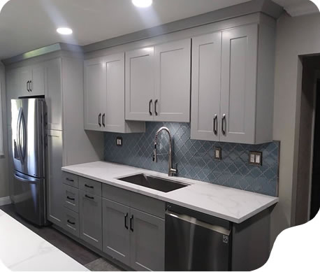A kitchen remodel we did in Upland.