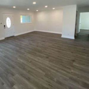 Laminate flooring we installed in Rancho Cucamonga.