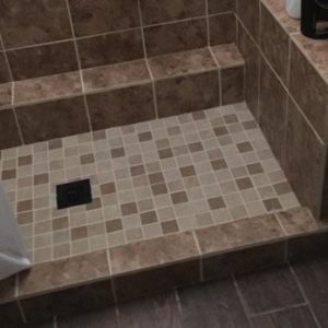 A bath remodel we did in Montclair.